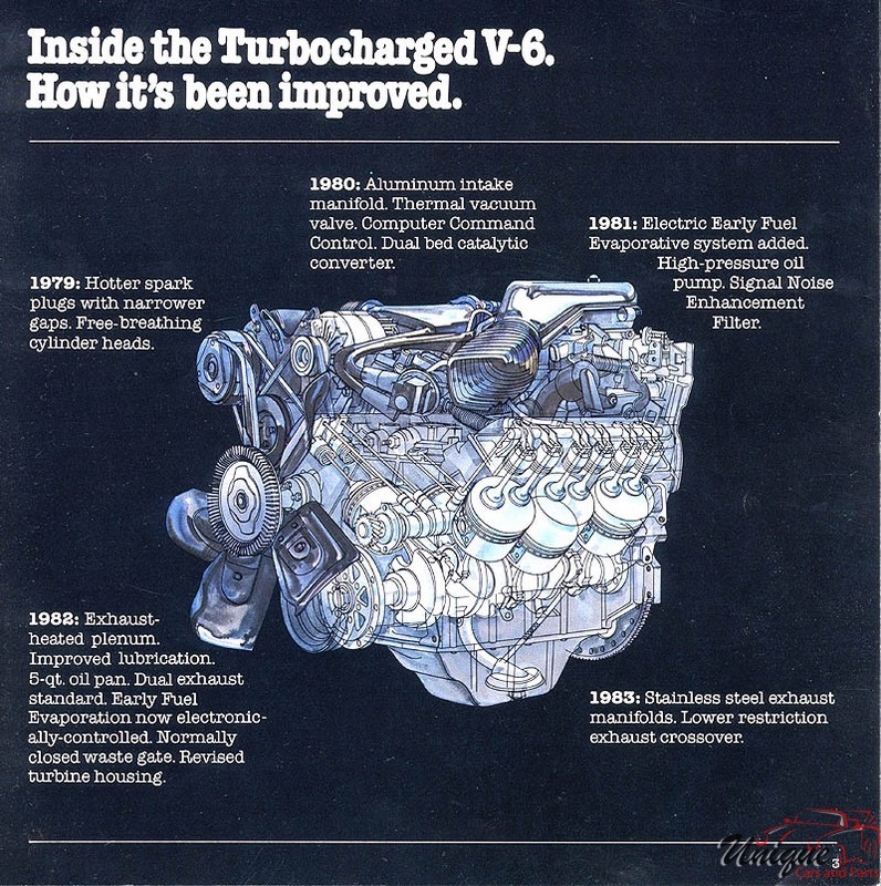 1983 Buick V6 Turbo Brochure Page 2